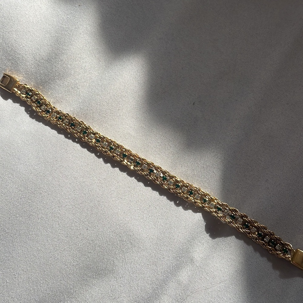 Gold tennis bracelet - Picture 3 of 5